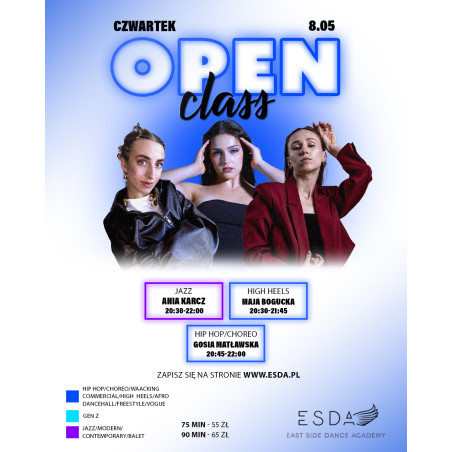 | OPEN CLASS | CZWARTEK | 08.05