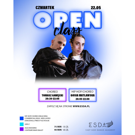 | OPEN CLASS | CZWARTEK | 22.05