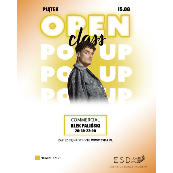 POP UP SUMMER OPEN CLASS COMMERCIAL | PIĄTEK | 15.08