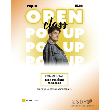 POP UP SUMMER OPEN CLASS COMMERCIAL | PIĄTEK | 15.08