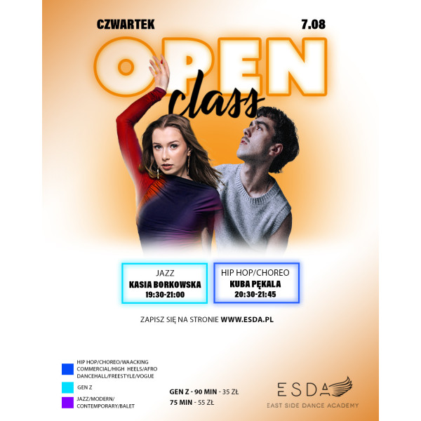 | SUMMER OPEN CLASS | CZWARTEK | 07.08