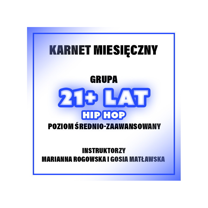 HIP-HOP | 21+ LAT | ŚR-ZAAW - MANIA & GOSIA | LISTOPAD