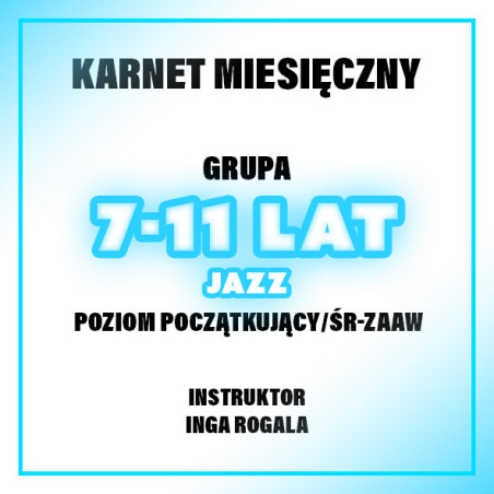 JAZZ | 7-11 LAT | KWIECIEŃ