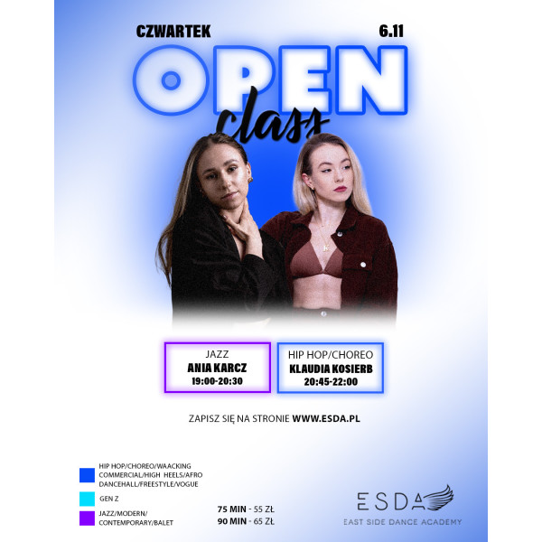 | OPEN CLASS | CZWARTEK | 06.11