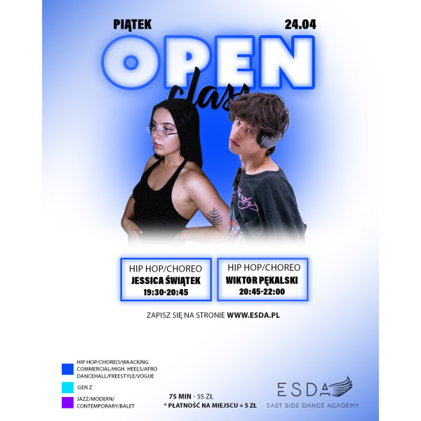 | OPEN CLASS | PIĄTEK | 24.04