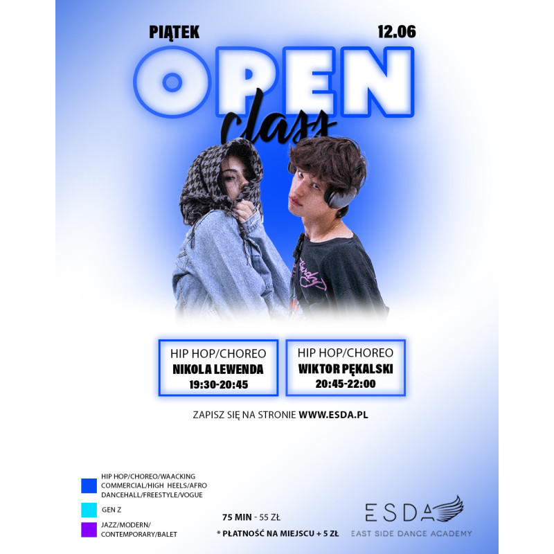| OPEN CLASS | PIĄTEK | 12.06