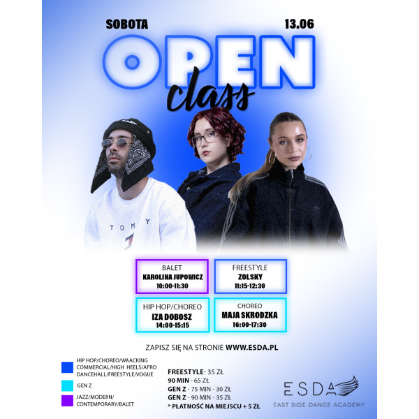 | OPEN CLASS | SOBOTA | 13.06