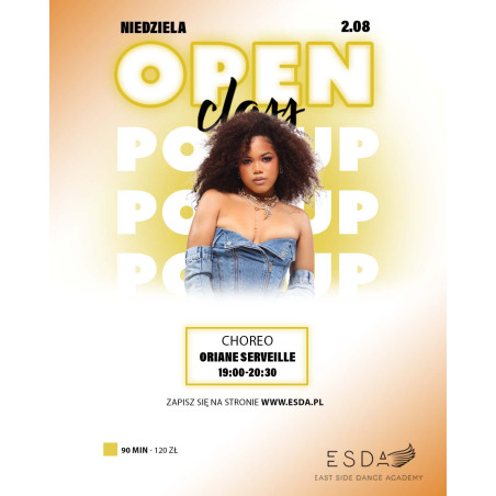 ORIANE POP UP CLASS | 02.08