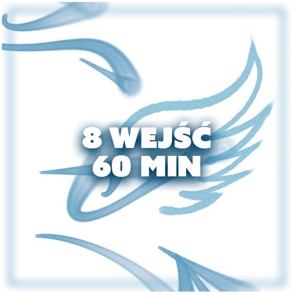 KARNET 8 WEJŚĆ - 60 MIN
