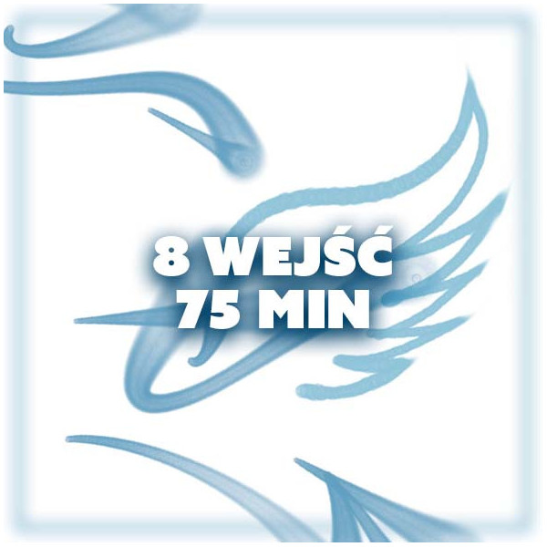 KARNET 8 WEJŚĆ - 75 MIN