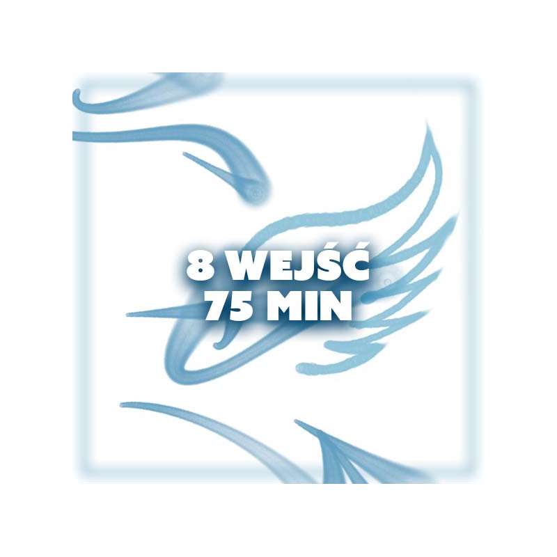 KARNET 8 WEJŚĆ - 75 MIN