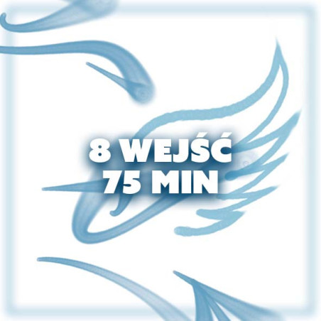 KARNET 8 WEJŚĆ - 75 MIN