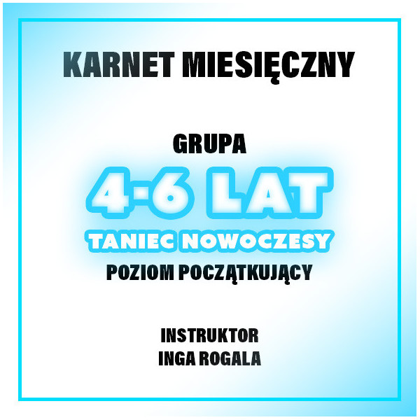 GRUPA | 4-6 LAT | POZIOM POCZĄTKUJĄCY | GRUDZIEŃ
