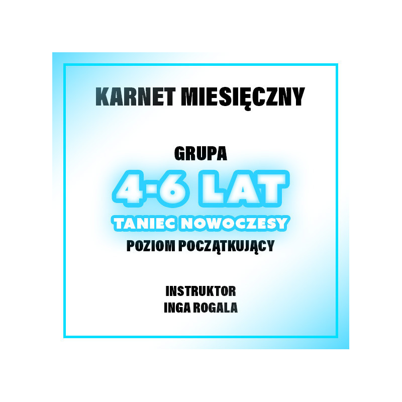 GRUPA | 4-6 LAT | POZIOM POCZĄTKUJĄCY | LISTOPAD